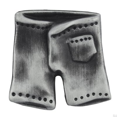 Bouton De Meuble Pantalon 1888 Argent Antique