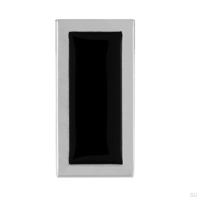 Bouton de meuble 2013 Chrome poli avec noir