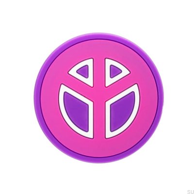 Bouton de meuble H235 Caoutchouc Rose