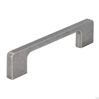 Poignée de meuble allongée 2027 128 Argent Antique