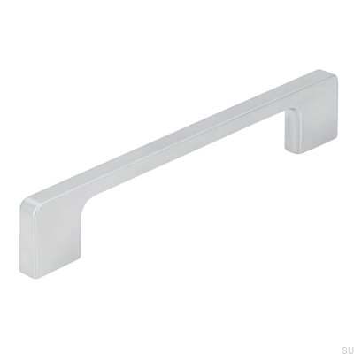 Poignée de meuble allongée 2027 160 Chrome brossé