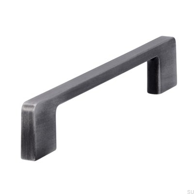 Poignée de meuble allongée 2027 160 Argent antique brossé