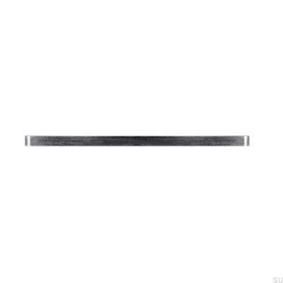 Poignée de meuble allongée 2027 160 Argent antique brossé