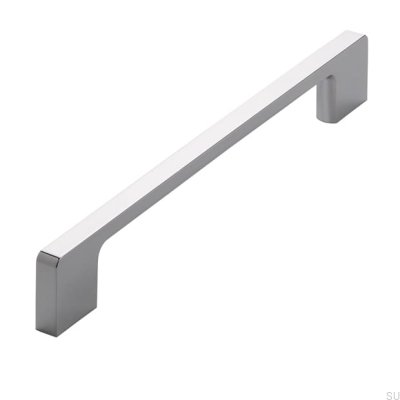Poignée de meuble allongée 2027 192 Chrome poli