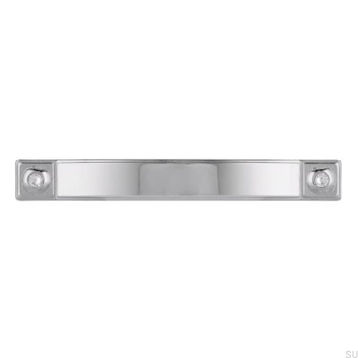 Poignée de meuble allongée 2038 96 Chrome poli