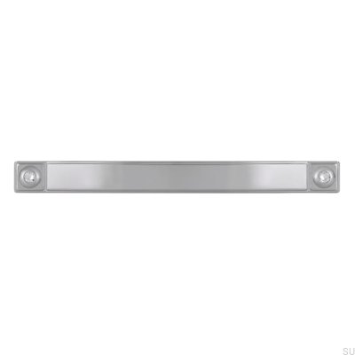 Poignée de meuble allongée 2038 128 Chrome poli