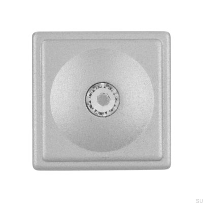 Bouton de meuble 2040 Aluminium Brossé