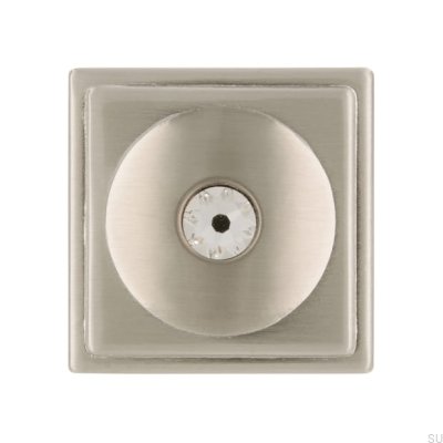 Bouton de meuble 2040 Argent Brossé