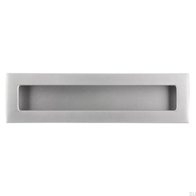 Poignée de meuble encastrée 2042 160 Aluminium Brossé
