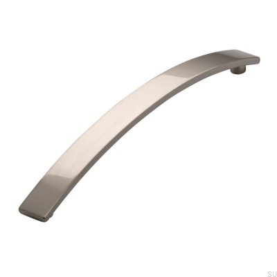 Poignée de meuble allongée 2084 160 Argent brossé