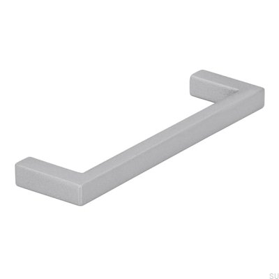 Poignée de meuble allongée 2108 96 Aluminium brossé