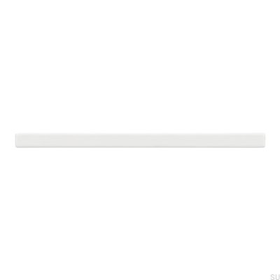 Poignée de meuble allongée 2108 128 Métal Blanc Mat