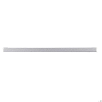 Poignée de meuble allongée 2108 160 Aluminium Brossé