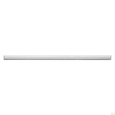 Poignée de meuble allongée 2110 128/224 Aluminium Chrome Poli