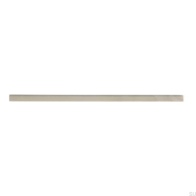 Poignée de meuble allongée 2110 128/224 Aluminium Argent Brossé