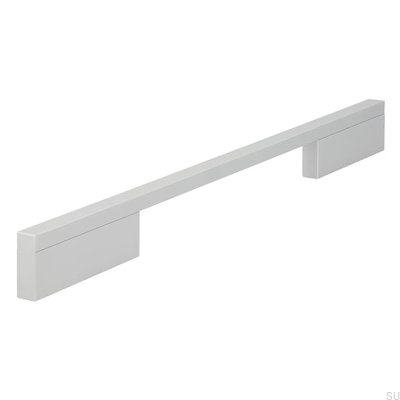 Poignée de meuble allongée 2110 192/288 Aluminium brossé