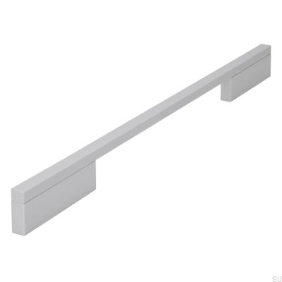 Poignée de meuble allongée 2110 224/320 Aluminium Brossé