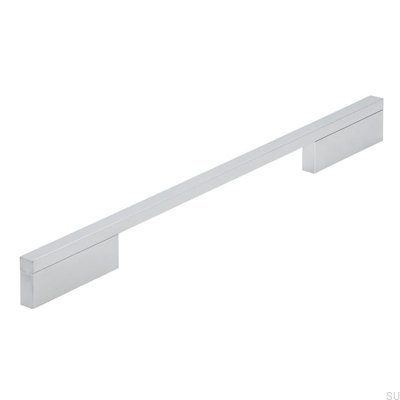 Poignée de meuble allongée 2110 224/320 Aluminium Chrome Poli