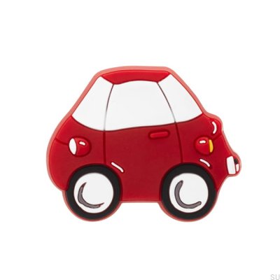 Bouton de meuble H147 Car Rubber Rouge