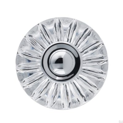 Bouton de meuble H119 Plastique Argent