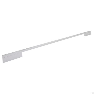 Poignée de meuble allongée 2110 480/576 Aluminium Chrome Poli
