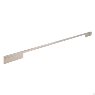 Poignée de meuble allongée 2110 480/576 Aluminium Argent Brossé
