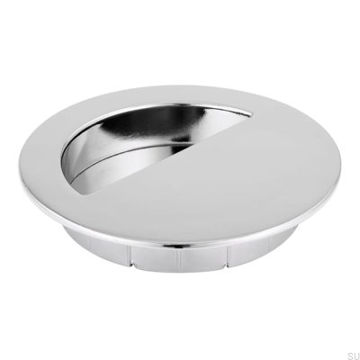 Poignée de meuble encastrée 2151 Chrome poli