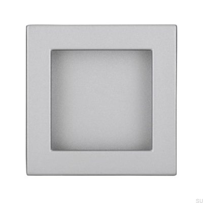 Poignée de meuble encastrée 2152 46 Aluminium brossé