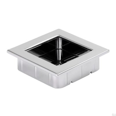 Poignée de meuble encastrée 2152 46 Chrome poli