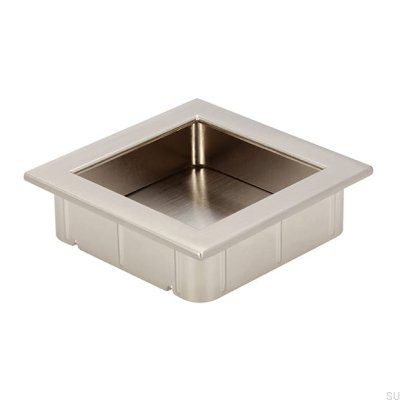 Poignée de meuble encastrée 2152 56 Argent brossé