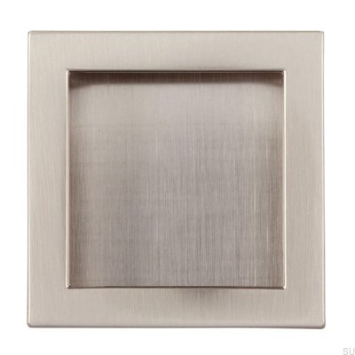 Poignée de meuble encastrée 2152 56 Argent brossé