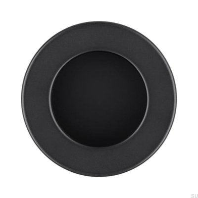 Poignée de meuble encastrée 2159 40 Métal Noir Mat