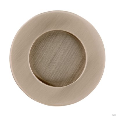 Poignée de meuble encastrée 2159 50 Argent brossé