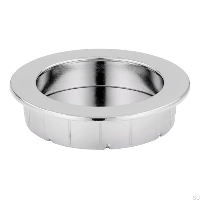 Poignée de meuble encastrée 2159 70 Chrome poli