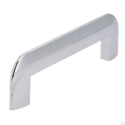 Poignée de meuble allongée 2182 96 Chrome poli