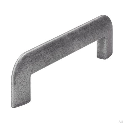 Poignée de meuble allongée 2182 96 Antique Silver