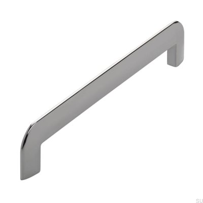 Poignée de meuble allongée 2182 160 Chrome poli