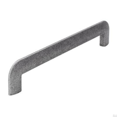 Poignée de meuble allongée 2182 160 Argent Antique