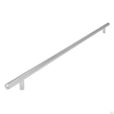 Poignée de meuble allongée 885 432 Chrome poli