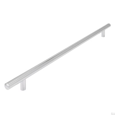 Poignée de meuble allongée 885 336 Chrome poli