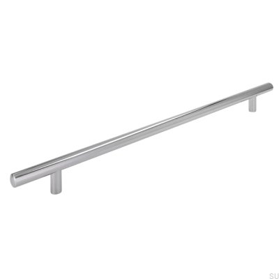 Poignée de meuble allongée 885 288 Chrome poli