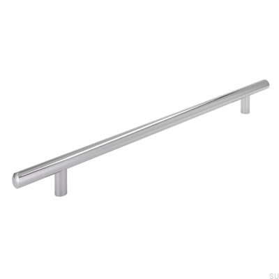 Poignée de meuble allongée 885 240 Chrome poli