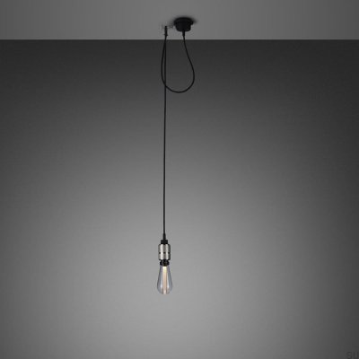 Suspension sans abat-jour 1.0 Crochet S 2 m Acier Argent