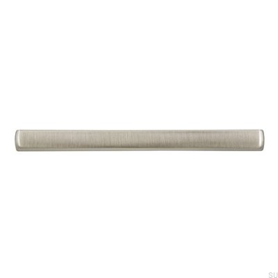 Poignée de meuble allongée 2183 96 Argent brossé