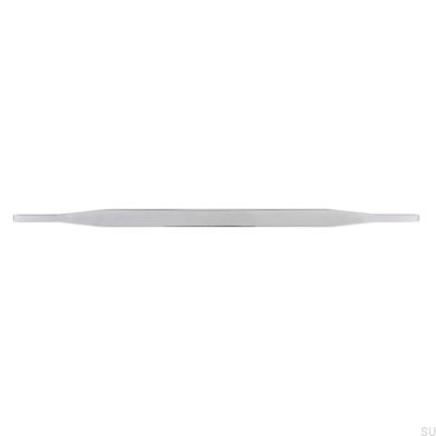 Poignée de meuble allongée 2197 128 Chrome poli