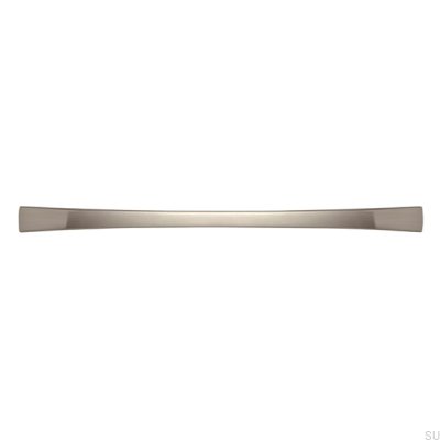 Poignée de meuble allongée 2198 160 Argent brossé