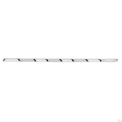 Poignée de meuble allongée 2210 256 Chrome poli