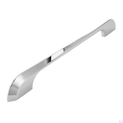 Poignée de meuble allongée 2211 224 Chrome poli