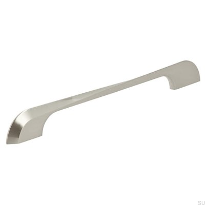 Poignée de meuble allongée 2211 224 Argent brossé