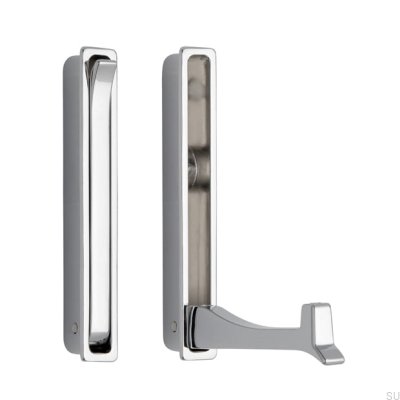 Cintre de meuble encastré 2227 Chrome poli
